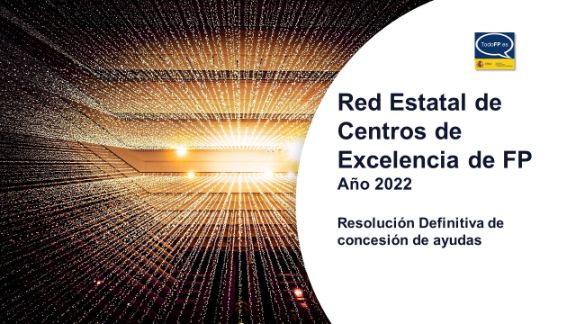 RED ESTATAL DE CENTROS DE EXCELENCIA EN FORMACIÓN PROFESIONAL