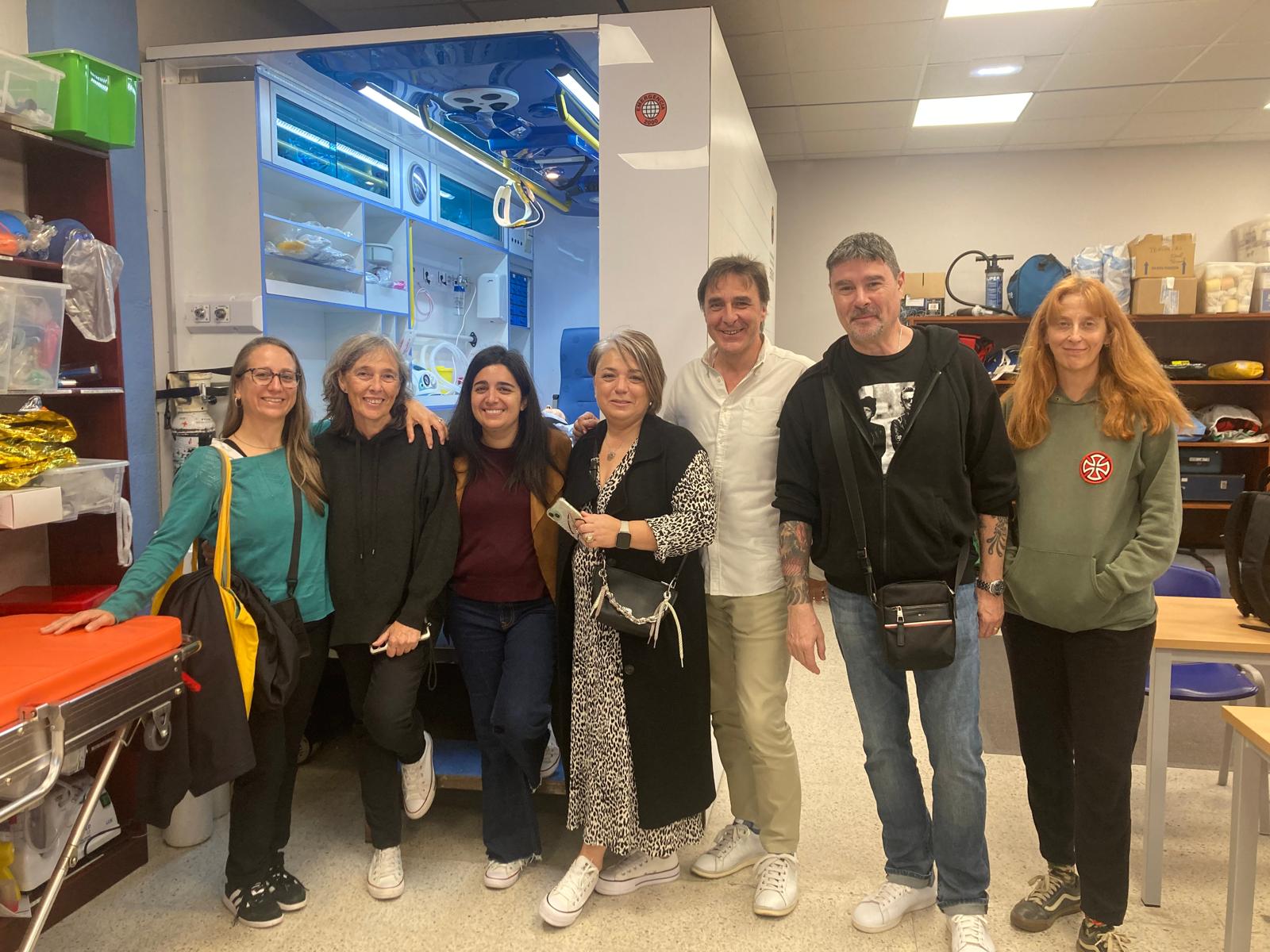 RECIBIMOS LA VISITA DE PROFESORADO INSTITUT FP SANITAT VALL D`HEBRON